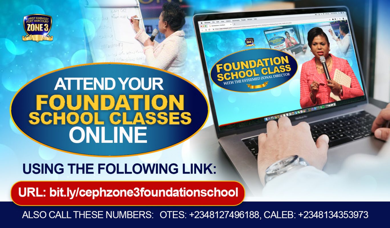Online Foundation School Class 3 Part 2 CEPH ZONE 3